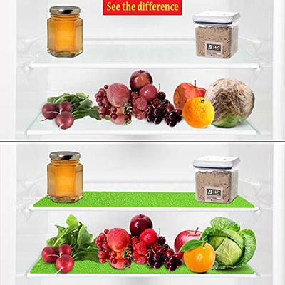 Wanapure 12 Pack Refrigerator Mats, Washable Refrigerator Liners,Fridge  Pad, Easy to Clean Shelf Liner, Cuttable Kitchen Cabinet Shelves Mat, Non