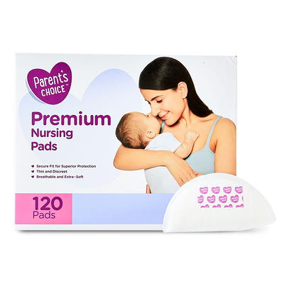 NuAngel Cotton Washable and Reuseable Nursing Pads, 4 Count, Color