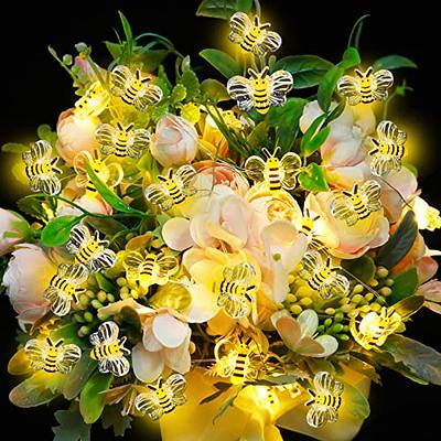 3 Packs Honeybee Fairy String Lights Decor 30 ft Bee Lights with
