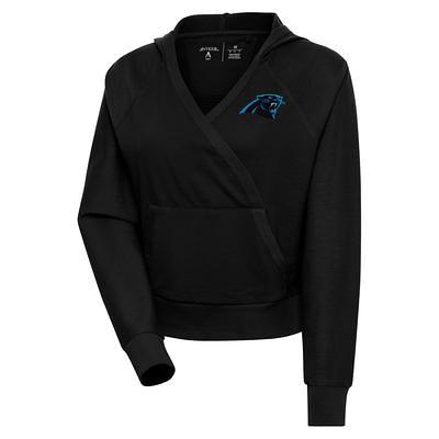 Men's Antigua Blue Carolina Panthers Victory Pullover Hoodie