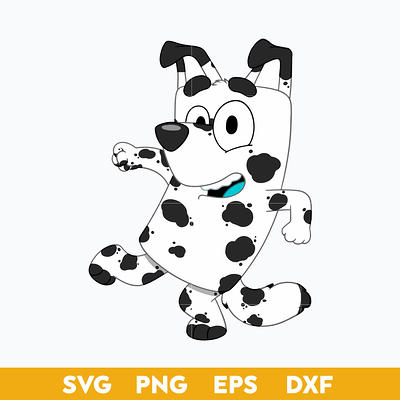 Bluey Dalmatian SVG, Bluey SVG, Cartoon SVG PNG DXF EPS Digital File. -  Yahoo Shopping