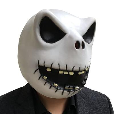 YECRUX Full Face Mask Costume Masquerade Halloween Party Cosplay Hood for  Adults White - Yahoo Shopping