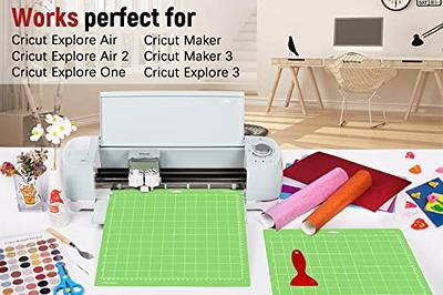 Cutting Mat for Cricut 2 Pack 12x12 StandardGrip Cut Replacement Accessories Green Card for Cricut Maker 3/Maker/Explore 3/Air 2/Air/One Adhesive