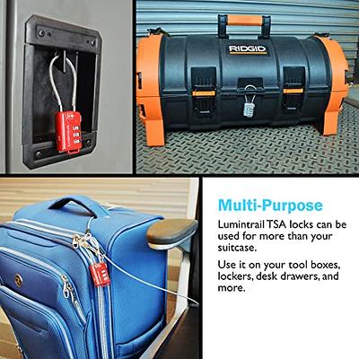 TSA Approved Lock for Luggage or Suitcase, Easy-to-Read 3 Digit