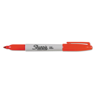 Sharpie Permanent Markers, Ultra Fine Point, Red, 37002