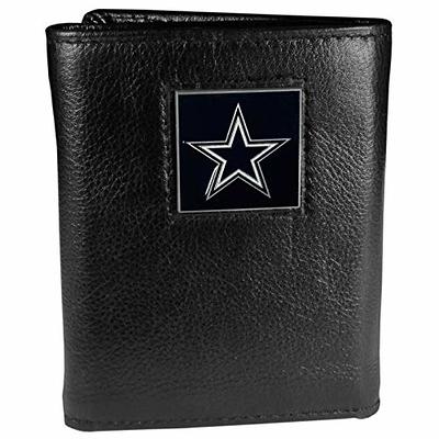 Evergreen Team Sports America NFL Dallas Cowboys Brown Wallet | Bi-Fold |  Officially Licensed Stamped Logo | Made of Leather | Money and Card