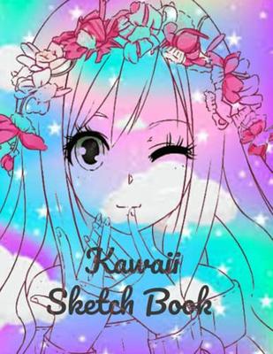 Anime Sketchbook: Anime Girl Series: 100 Large High Quality Sketch