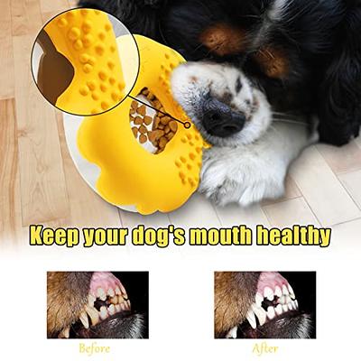 Dog Puzzle Toys for Large Medium Aggressive Chewers Interactive Dog Toys  Treat Dispensing Dog Toys Indestructible Durable Tough Rubber Dog Chew Toys