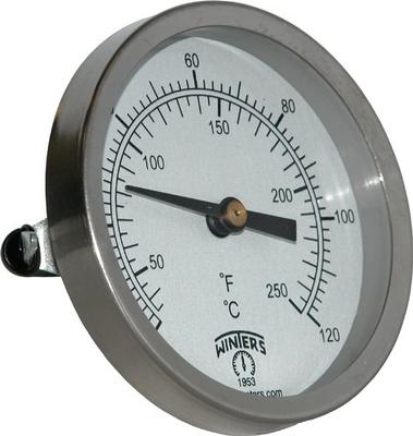 Winters TBM Series Stainless Steel 304 Dual Scale Bi-Metal