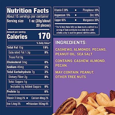 PLANTERS Honey Roasted Mixed Nuts, Party Snacks, Plant-Based Protein, 10 oz  Canister 