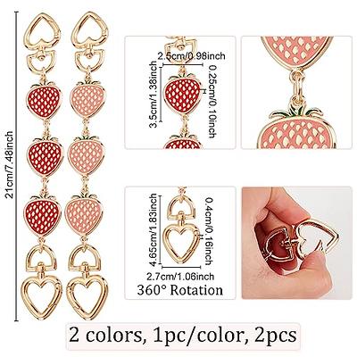  OLYCRAFT 2 Pcs 2 Style Strawberry Shaped Bag Extender