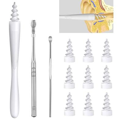 Tvidler Pro Ear Wax Remover Kit Safely & Effectively Removes Ear Wax.  Earwax Cleaner Tool Comes with 2 Different Removal Heads for Maximum  Hygiene 