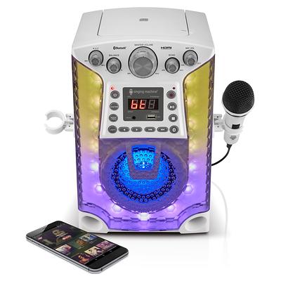 The Singing Machine LED Bluetooth Karaoke Machine Set