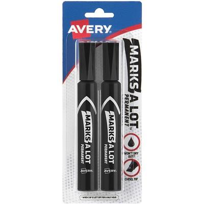 Marks-A-Lot® Desk-Style Dry Erase Markers, Chisel Tip, Assorted