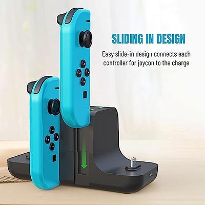  MoKo PS5 VR2 Charging Station, Charging Dock for PS5 VR2  Controller, Playstation VR2 Charging Station with Fast Charger, PS VR2  Charging Station with 4 Magnetic Dongles, LED Indicator : Video Games