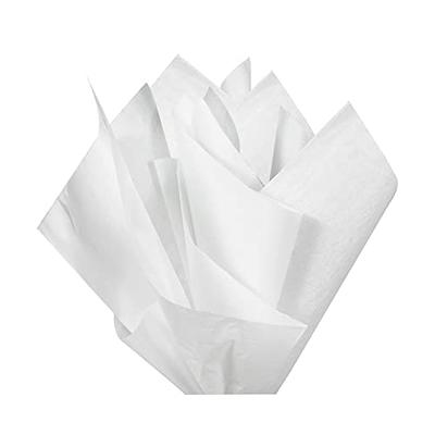 100 Sheets 20X14 White Tissue Paper Bulk for Gift Bags Wrapping