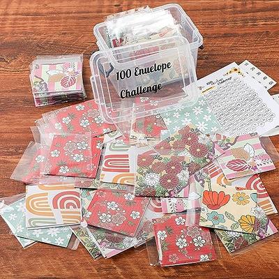 Savings Challenge Box, Cash Envelopes, Savings Challenge, 100 Envelope  Challenge, Clear Envelopes, Laminated Cash Envelopes, Budget Binder 