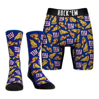 Men's Rock Em Socks New York Giants Local Food Pizza Underwear and Crew  Combo Pack - Yahoo Shopping