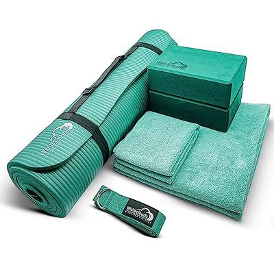 JadeYoga Harmony Yoga Mat - Durable & Thick Gym Fitness Mat, Non