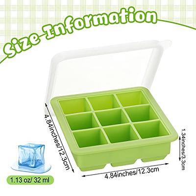 WeeSprout Silicone Freezer Tray with Clip on Lid Perfect Food