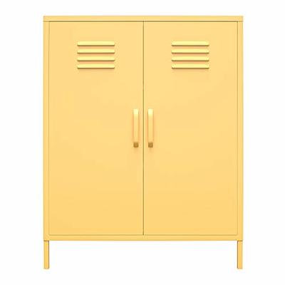 2 Door Cache Metal Locker Storage Cabinet Pink - Novogratz : Target