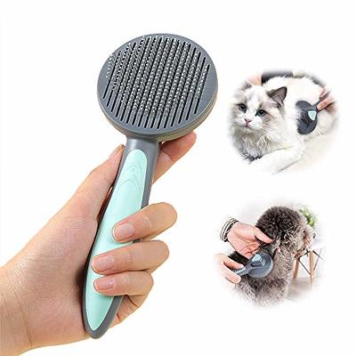 Magic Pet Comb,cat Grooming Brush,long Or Short Hair Cats Dogs Pet Massage  Brushes, Self Cleaning Slicker Comb For Kitten