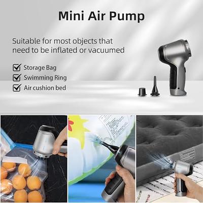 Air Duster, Air Blower & Vacuum 2-in-1, Mini Cordless Vacuum Cleaner for  Computer, Keyboard, Cameras, Fans, Cars, Powerful 60000 RPM, Replaces