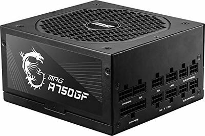 MSI MPG A750GF Gaming Power Supply - Full Modular - 80 PLUS Gold Certified  750W - 100% Japanese 105°C Capacitors - Compact Size - ATX PSU - Yahoo  Shopping