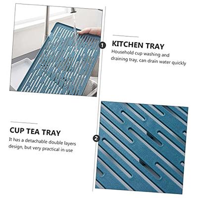 MEUMITY 3 PCS Dish Drying Mat for Kitchen Counter,19.7x11 inch