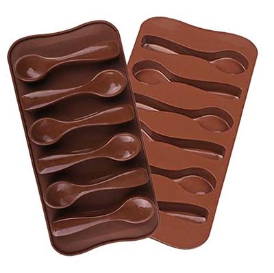 Spoon Shape Molds 6 Cavity Chocolate Candy Gummy Molds Food Grade