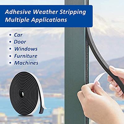 Foam Insulation Tape Self Adhesive,Weather Stripping for Doors and  Windows,Sound Proof Soundproofing Door Seal,Weatherstrip,Cooling,Air  Conditioning
