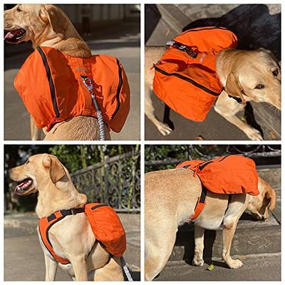 Dog Backpack Harness, Dog Saddle Bag | Dog/K9 Harness + Detachable Backpack