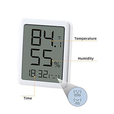 Smart Guesser Digital Hygrometer Indoor Thermometer HD 3.5″ Large LCD  Screen, Thermometer for Home,Room Temperature Humidity Meter High Acurracy Temperature  Sensor Humidity Gauge, White, (MHO-C602) - Yahoo Shopping