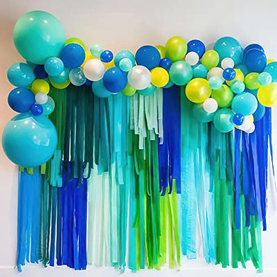 Crepe Paper Streamers 4 Rolls 72ft in 4 Colors for Party