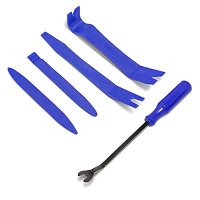 BLAU GRUN 5PCS Auto Trim Removal Tool Kit, Car Interior Door Panel Clip  Fastener Removal Set