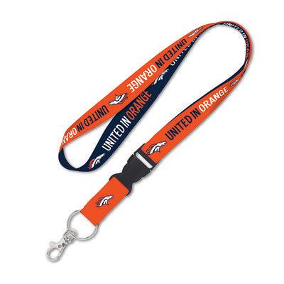 Denver Broncos Beveled NFL Team Key Tag