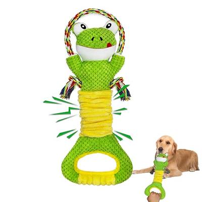 Bark Plush Dog Toys Yippy & Skippy Slippies with Squeakers and Crazy Crinkle, for Dogs of All Sizes