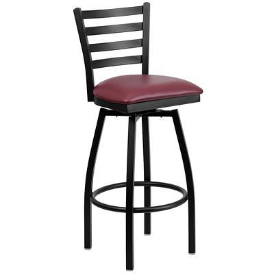 LUE BONA 33.5 in. Gray Faux Leather Bar Stools Metal Frame Counter Height Bar  Stools (Set of 3) 23BS0040-400 - The Home Depot