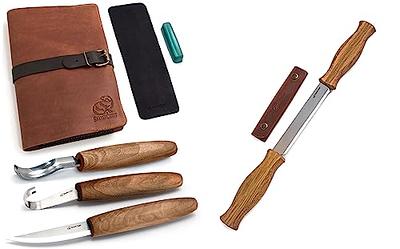 Elemental Tools Wood Carving Tools Kit: Complete With Whittling Knife, Hook  Carving knife, Sloyd Knife, Wood Spoon Blank, and More! 