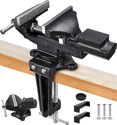 Massca 3 in. Heavy-Duty Face Locking Clamp with Swivel Pads