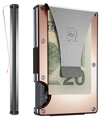 Men's Ridge Wallet Aluminum Money Clip​​​​​​​