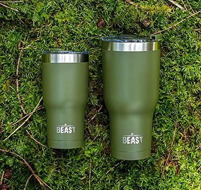 Beast 20 oz Tumbler Stainless Steel Vacuum Insulated Coffee Ice Cup Double  Wall Travel Flask (Stainless Steel)