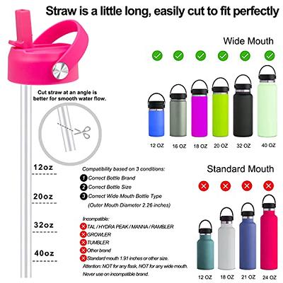 Standard Mouth Straw Lid for Hydroflask 24 21 18 oz,Lid with Straws fit for Hydro  Flask and Other Water Bottles Sports Cap Top Replacement Accessories -  Yahoo Shopping