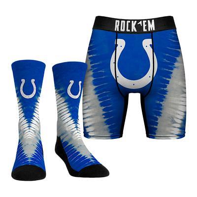 Buffalo Bills Rock Em Socks V Tie-Dye Underwear and Crew Socks Combo Pack