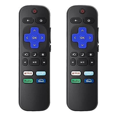  1-clicktech Remote for Roku TV and Roku Box, Compatible for TCL  HISENSE ONN Sharp Hitachi Element Westinghouse Sanyo- RokuTVs, for Roku  Express/4K+/Ultra/Premiere [Not for Roku Stick] : Electronics