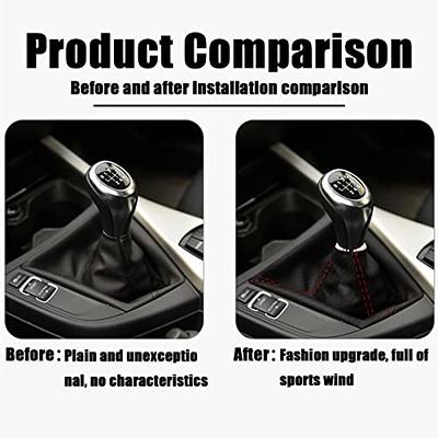 Dustproof Car Shift Knob Cover, Protects Gear Shift Knob & Decorate Car  Interior,Universal Gear Shift Cover for Most Manual Transmission Car Truck  SUV