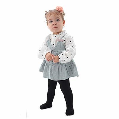 Toddler Kids Cotton Fleece Lined Solid Warm Leggings Knitted Pantyhose  Basic White Tights for Baby Girls : : Clothing, Shoes & Accessories