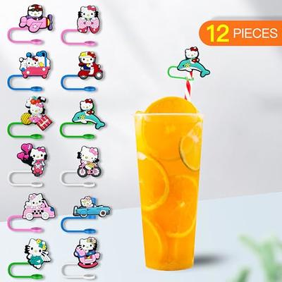 Straw Covers Cap for Tumblers, Cute Cartoon Straw Topper, Silicone Straw  Tip Covers for Drinking Straws (12Pcs Cat 8mm MT) - Yahoo Shopping