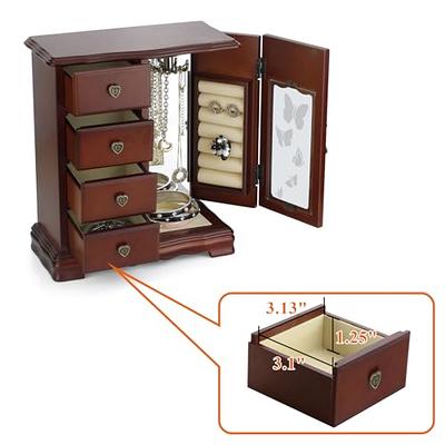 Round Make-up Storage Drawer Organizer Box