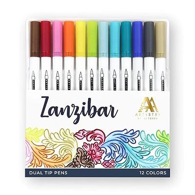 Bright Ideas: 20 Double-Ended Colored Brush Pens: (Dual Brush Pens, Brush Pens for Lettering, Brush Pens with Dual Tips)